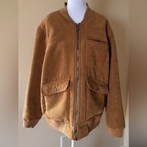 Vintage Men’s Brown Corduroy Jacket Size Large 42-44